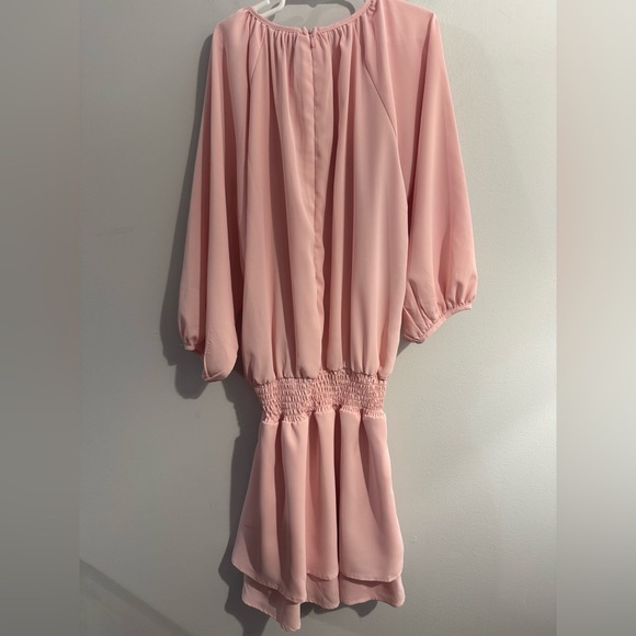 Pleat Girls Rory Blush Dress Size 14 - Picture 2 of 3
